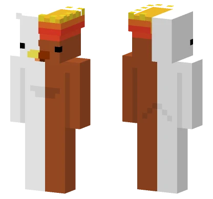 Steve's Lava Chicken Minecraft skin