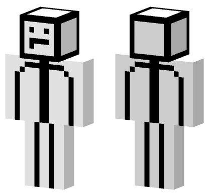 Stickman Minecraft skin