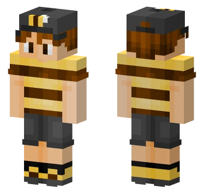 Stinger Bee Girl Minecraft skin