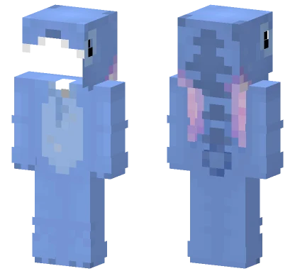 Stitch Onesie Template Minecraft skin