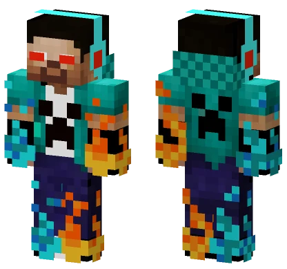 Stiw Ogna O Lodu Minecraft skin