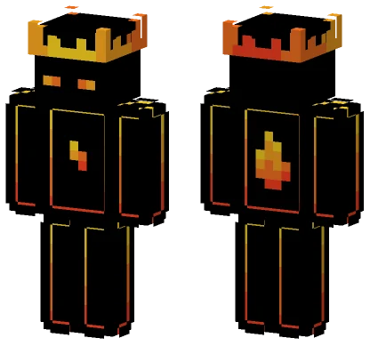 Straight Fire FX Minecraft skin