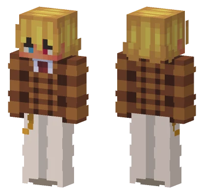Straw Hat Outfit Minecraft skin
