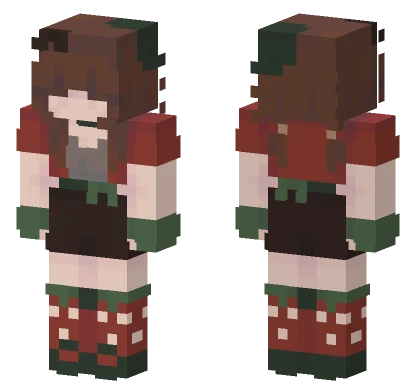 Strawberries Socktober 6 Minecraft skin