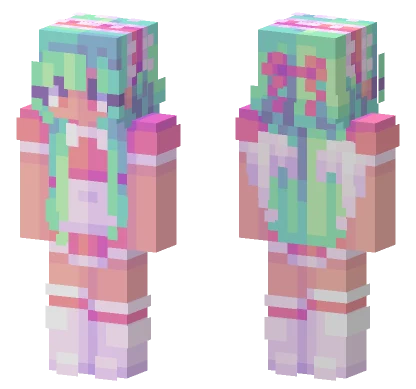 Strawberry Angel RCE Minecraft skin