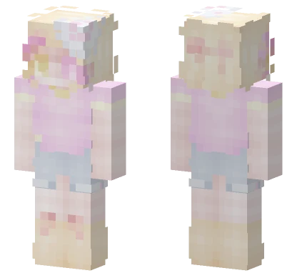 Strawberry Banana Minecraft skin