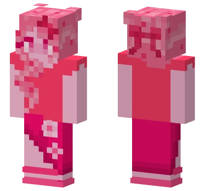 Strawberry Blossom Girl Minecraft skin