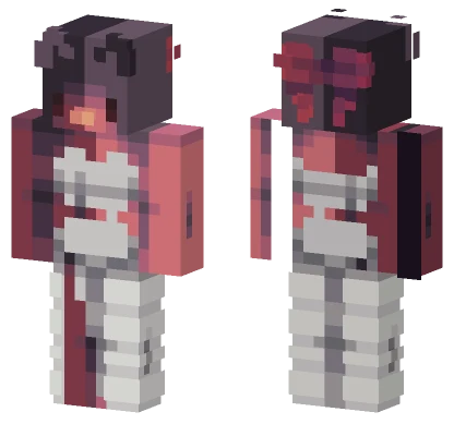 Strawberry Crepe Cat Minecraft skin