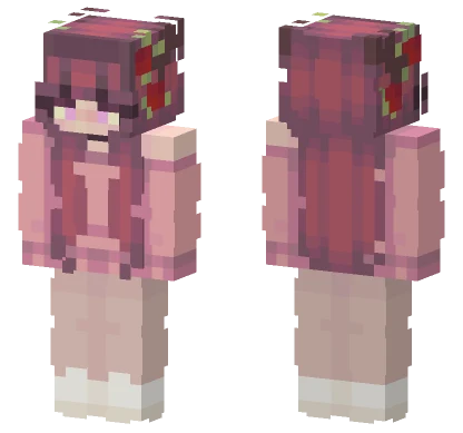 Strawberry Deerling Minecraft skin