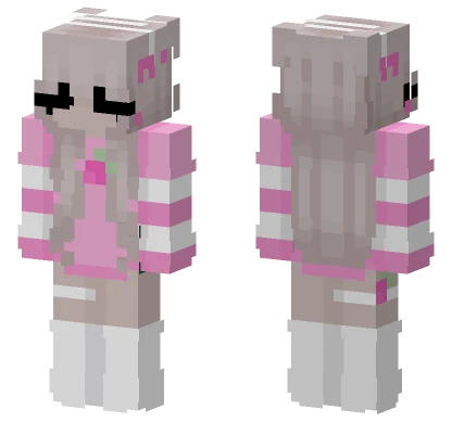 Strawberry Girl Minecraft skin