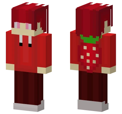 Strawberry Guy Minecraft skin