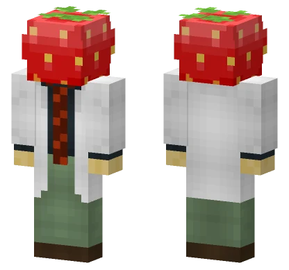 Strawberry Hat Boy Minecraft skin