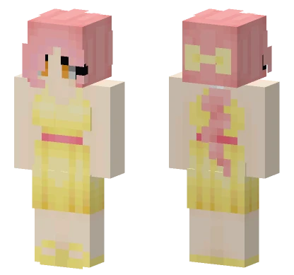 Strawberry Lemonade Girl Minecraft skin