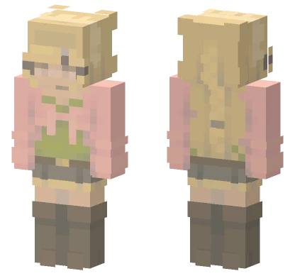 Strawberry Matcha Loaf Cake Minecraft skin