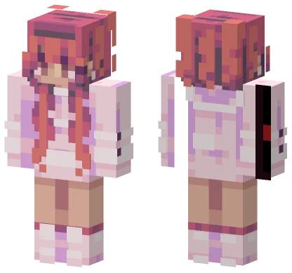 Strawberry Milkshake Minecraft skin
