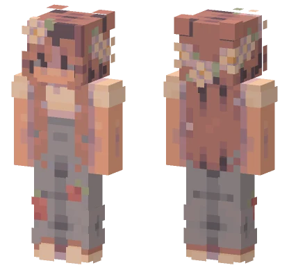 Strawberry Picking Girl Minecraft skin