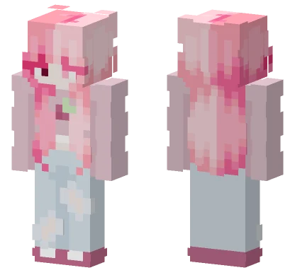 Strawberry Picking Girl Minecraft skin