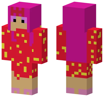 Strawberry Princes Minecraft skin