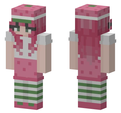 Strawberry Shortcake Minecraft skin