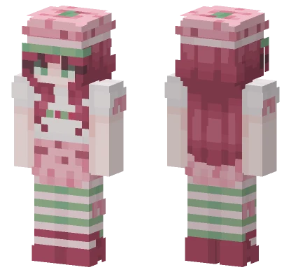 Strawberry Shortcake Minecraft skin