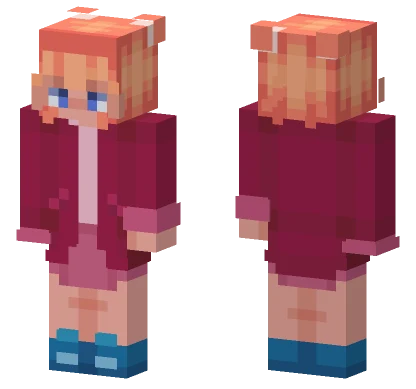 Strawberry Sun Minecraft skin