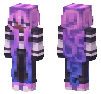 Striped Supernova SF Minecraft skin