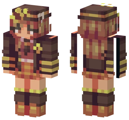 Study In Sunflowers Minecraft skin