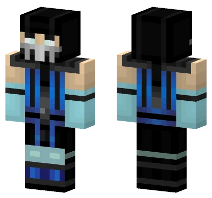 Sub Zero MK Shaolin Minecraft skin
