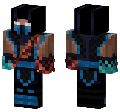 Sub Zero Outfit Minecraft skin
