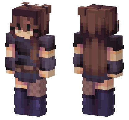 Suffering Girl Minecraft skin