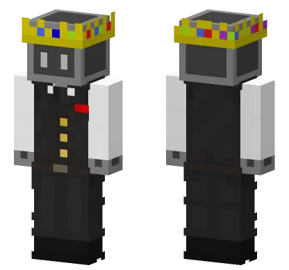 Suit Blob Technoblade Crown Minecraft skin
