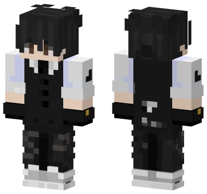 Sukhi Black Suit Minecraft skin