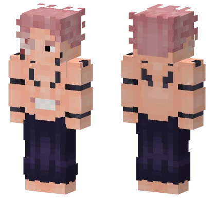 Sukuna Jujutsu Kaisen Minecraft skin