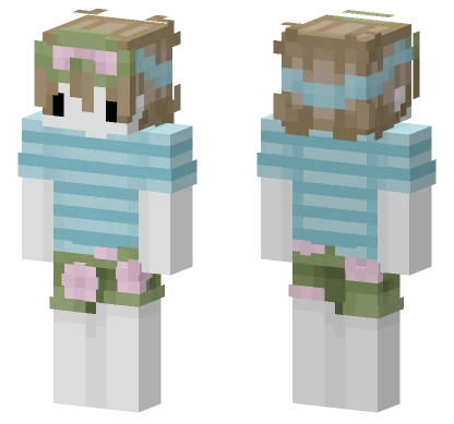 Summer Chibi Girl Minecraft skin