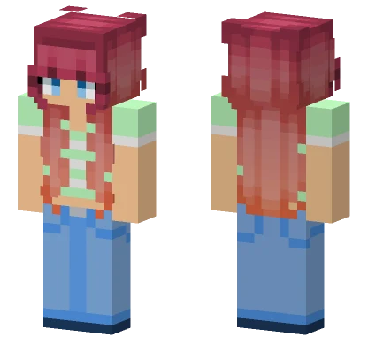 Summer Collection 4 Green Minecraft skin