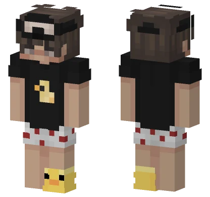 Summer Duck Pajamas Minecraft skin