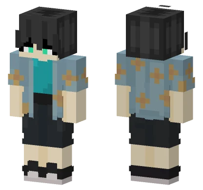 Summer Fit Minecraft skin