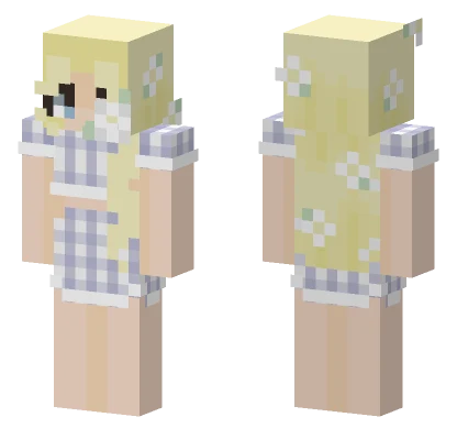 Summer Flowers Minecraft skin