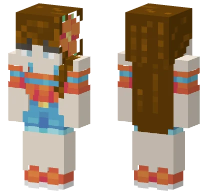 Summer Gal Minecraft skin