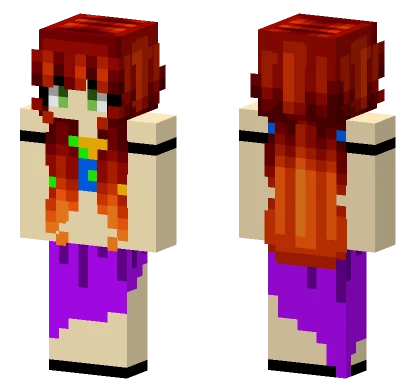 Summer Girl Minecraft skin