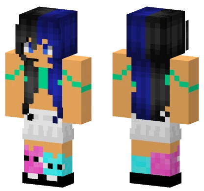 Summer Girl Minecraft skin