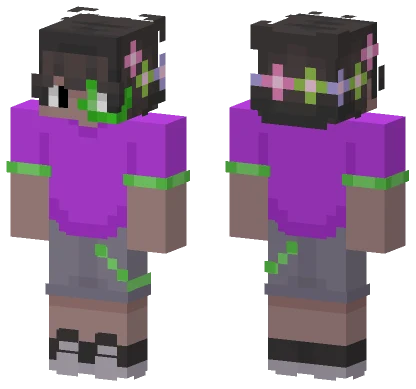 Summer Life Green Minecraft skin
