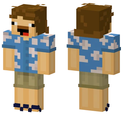 Summer Pajamas Outfit Minecraft skin