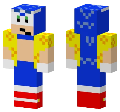 Summer Sonic Minecraft skin