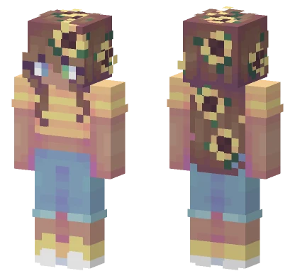 Summer Sunflowers Minecraft skin