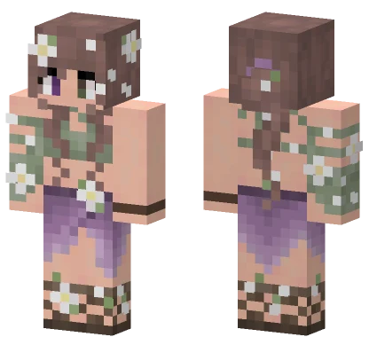 Summer Tsuki Minecraft skin