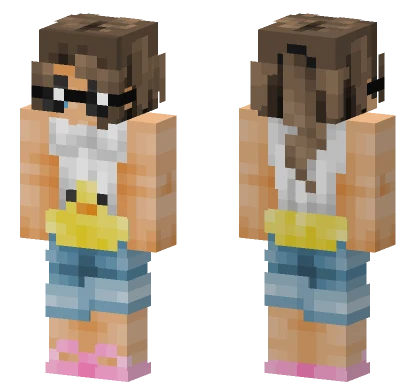 Summer Vibes Female Minecraft skin