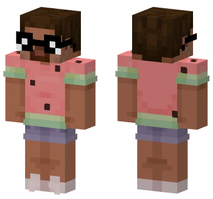 Summer Watermelon Steve Minecraft skin