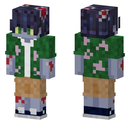Summer Zombie Minecraft skin