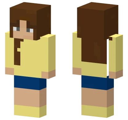 Summertime Yellow Outfit Minecraft skin